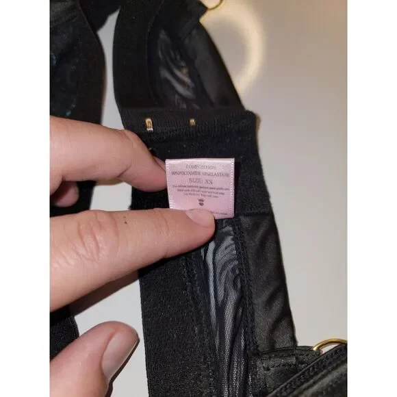 Empress‎ Mimi London Green And Black Size XS Bralette - Picture 2 of 6